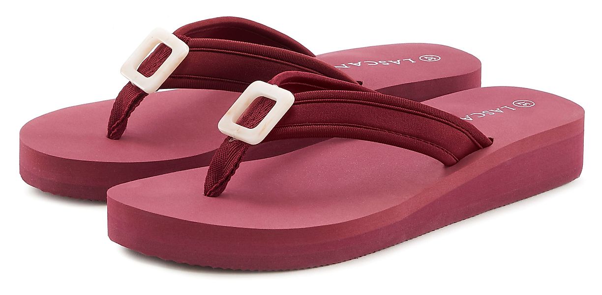 LASCANA Badezehentrenner Sandale, Pantolette, Badeschuh mit günstig online kaufen