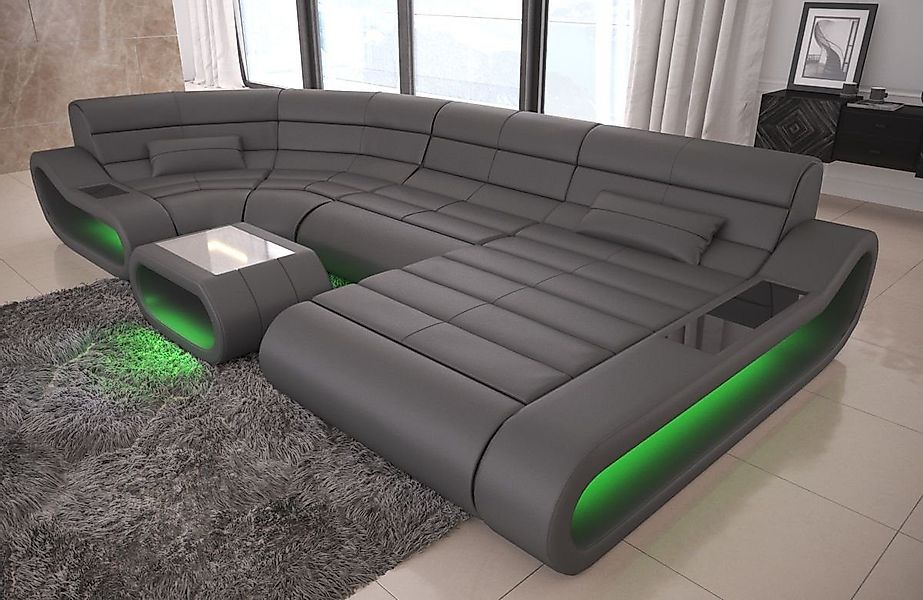 Sofa Dreams Wohnlandschaft Ledercouch Leder Sofa günstig online kaufen