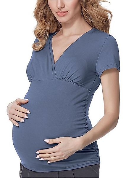 Bellivalini T-Shirt Damen Umstands Shirt mit Stillfunktion BLV50-123 (1-tlg günstig online kaufen