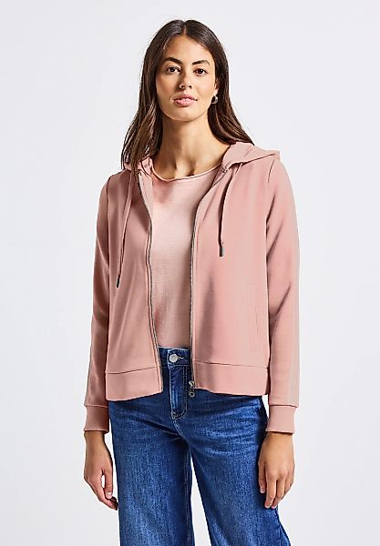 STREET ONE Sweatjacke, im soften Baumwoll-Mix günstig online kaufen
