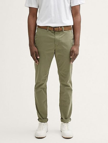 TOM TAILOR Denim Chinohose Slim Chino Hose mit Gürtel günstig online kaufen