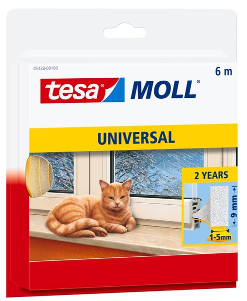 tesa Türbodendichtung tesamoll UNIVERSAL Fensterdichtung, L: günstig online kaufen