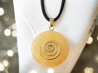 Steinfixx® Lange Kette echter Edelsteindonut 30 günstig online kaufen