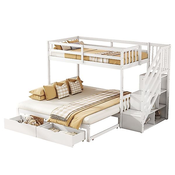 SOFTWEARY Etagenbett mit 2 Liegeflächen und günstig online kaufen