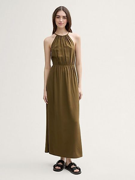 TOM TAILOR Denim Sommerkleid Neckholder Maxi-Kleid günstig online kaufen