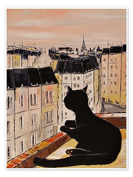 Posterlounge Poster JIEL, Katerchen in Paris, günstig online kaufen
