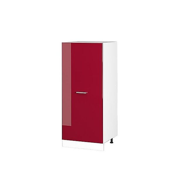 Vicco Hochschrank R-Line Küchenkommode Bordeaux Hochglanz/Weiß 60 cm günstig online kaufen