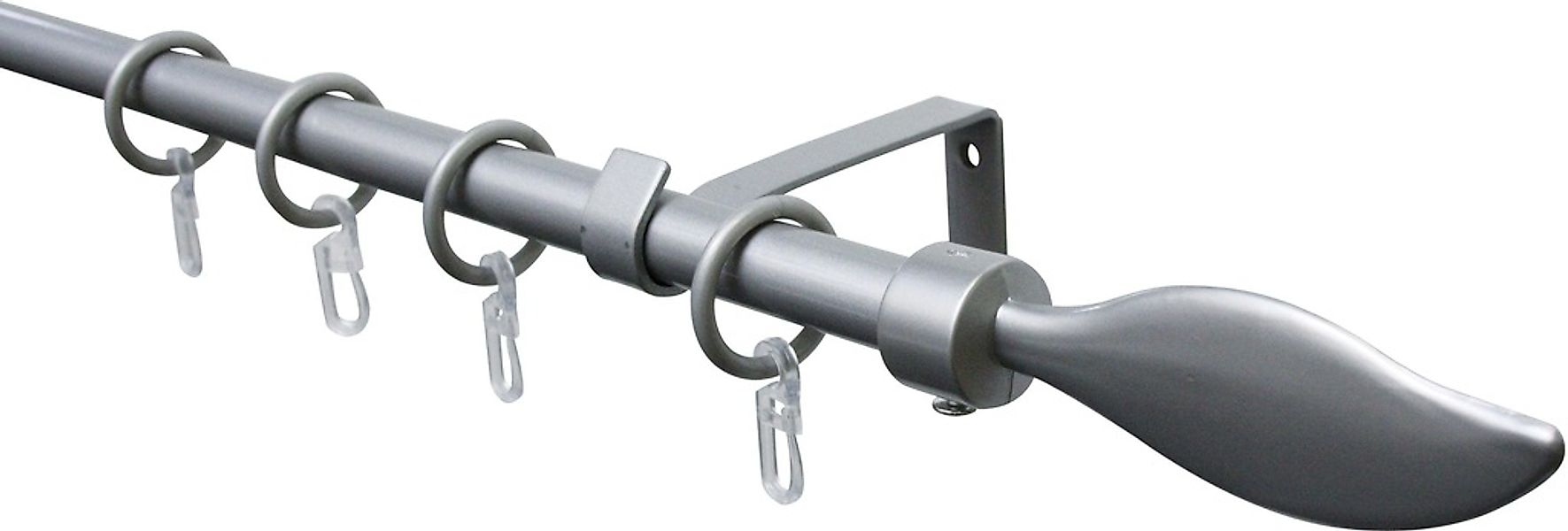 GARDINIA Gardinenstange "Set Metall" 1 läufig-läufig ausziehbar 1-Lauf günstig online kaufen