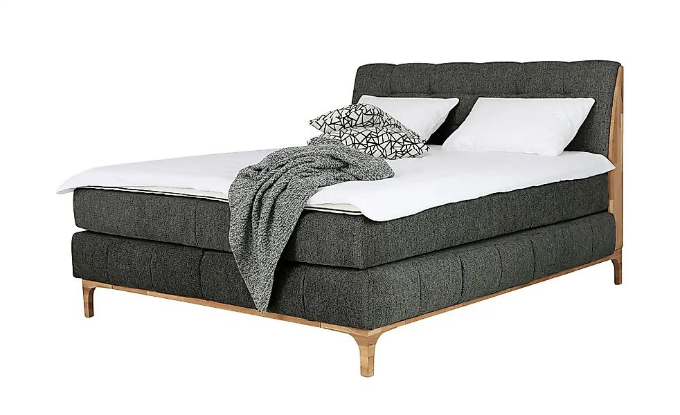 uno Boxspringbett  Kaisa ¦ grau ¦ Maße (cm): B: 161 H: 119 Betten > Komfort günstig online kaufen