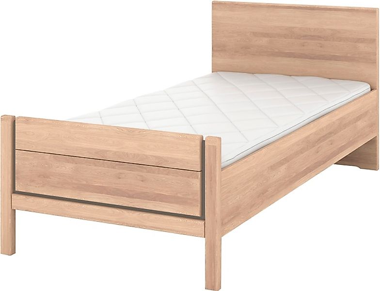 Musterring Holzbett »Sorrent, Bettgestell, Bettrahmen, teilmassiv Eiche«, ( günstig online kaufen