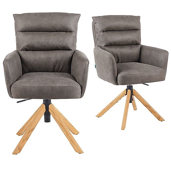 DUBI Möbel Polsterstuhl Mika-Jule 2er-Set, Federkern, günstig online kaufen