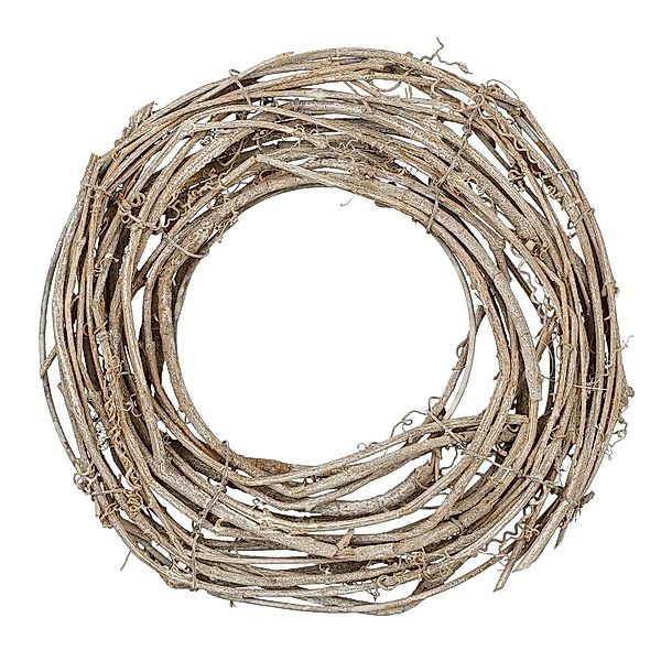Mica Decorations Kranz Weide 3 cm x Ø 20 cm Hellbraun günstig online kaufen