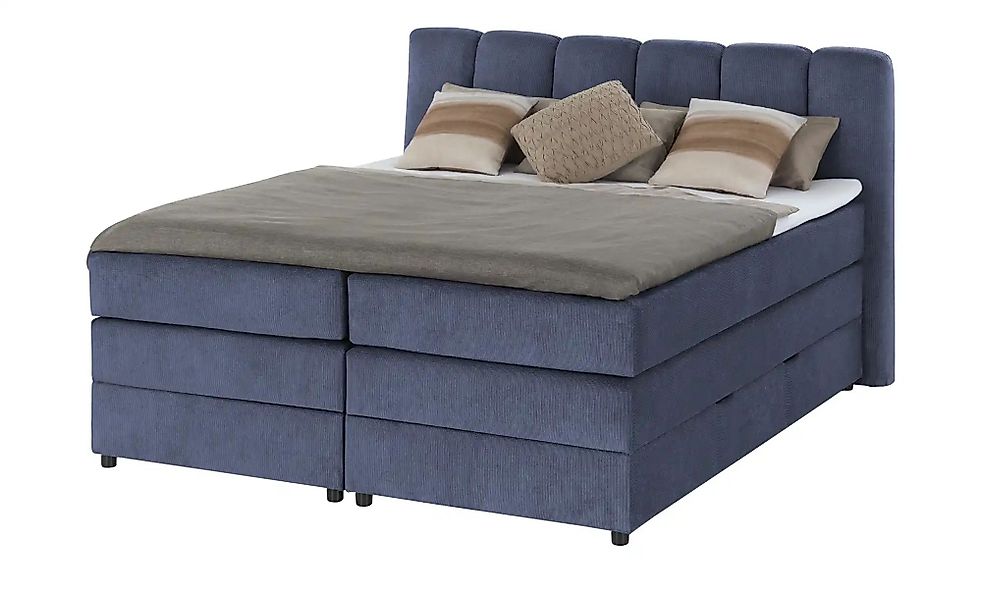 Boxspringbett mit Bettkasten Claire ¦ blau ¦ Maße (cm): B: 176 H: 115 Bette günstig online kaufen