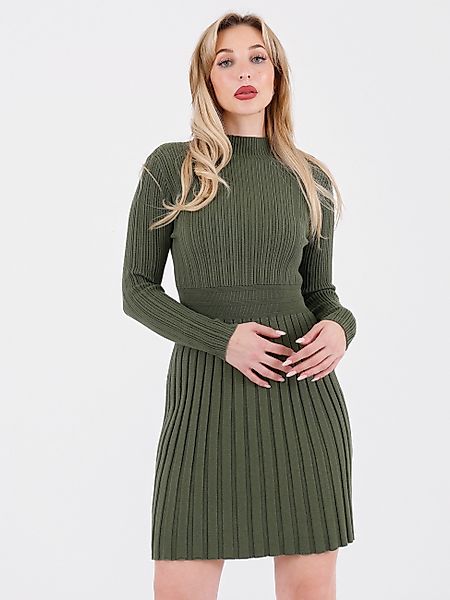 YC Fashion & Style Strickkleid Rippenstrick-Kleid günstig online kaufen