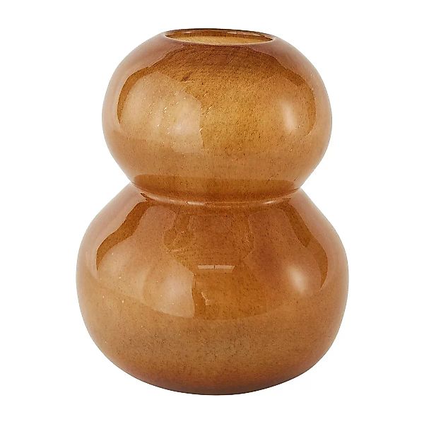 Lasi Vase 30cm Amber günstig online kaufen
