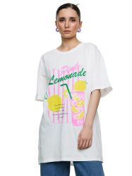 Worldclassca T-Shirt Worldclassca Oversized Print PINK günstig online kaufen
