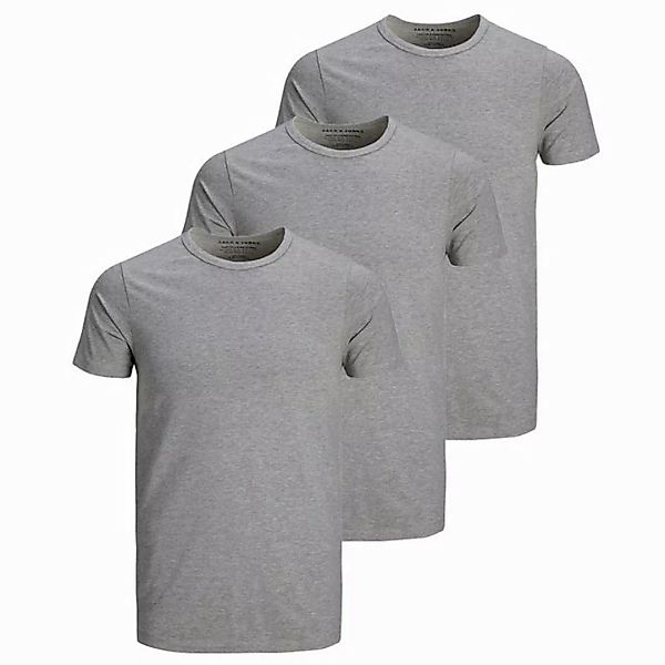 Jack & Jones T-Shirt Herren Basic T-Shirt 3er Pack Rundhals O-Neck Regular günstig online kaufen