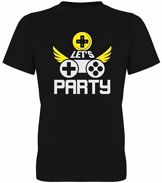 G-graphics T-Shirt Let´s Gaming Party Herren T-Shirt, mit Frontprint, mit S günstig online kaufen