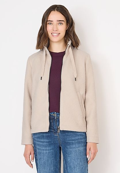 Cecil Fellimitatjacke ohne Kapuze mit Stehkragen günstig online kaufen