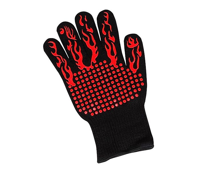 colourliving Hitzeschutzhandschuhe Grillhandschuh Flame Ofenhandschuh hitze günstig online kaufen