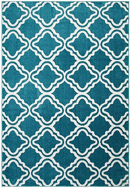 my home Teppich "Debora" rechteckig 13 mm Höhe Kurzflor Teppich, gemustert, günstig online kaufen