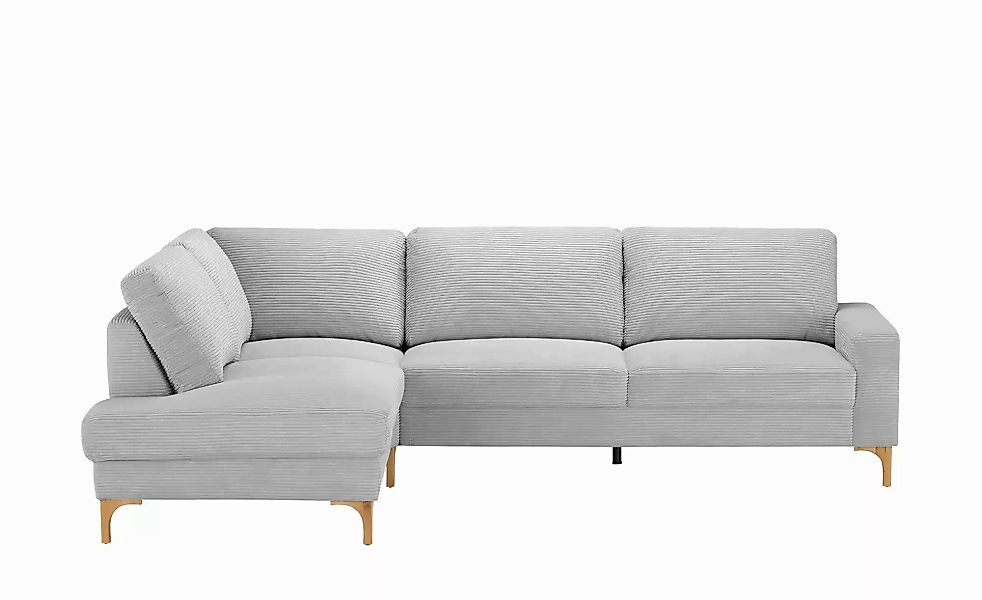 Gray & Jones Cord-Sofa  Capa ¦ grau ¦ Maße (cm): B: 276 H: 86 T: 200.0 Pols günstig online kaufen