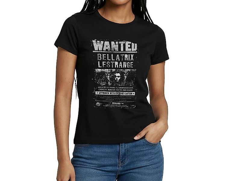 Spreadshirt T-Shirt Harry Potter Bellatrix Lestrange Wanted Poster Frauen T günstig online kaufen