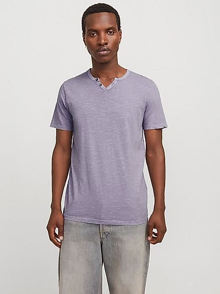 Jack & Jones T-Shirt JJESPLIT NECK TEE SS NOOS mit V-Ausschnitt günstig online kaufen