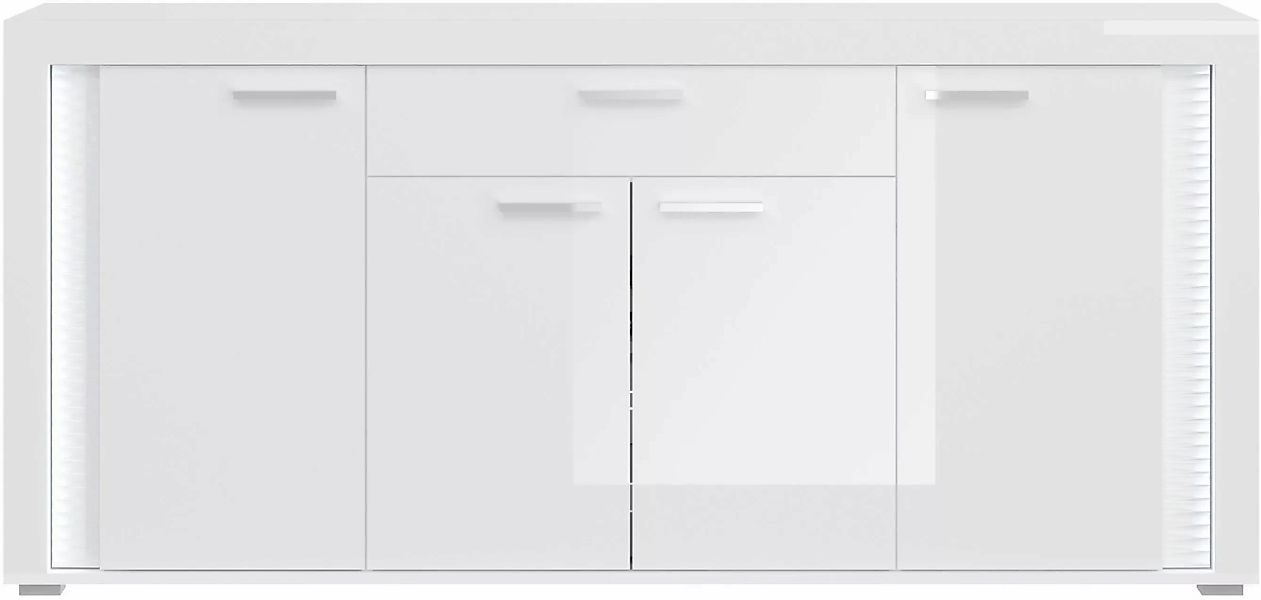 INOSIGN Sideboard "Viborg, Breite 182cm, inkl. vertikaler Frontbeleuchtung" günstig online kaufen