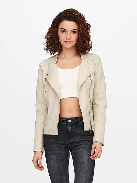 ONLY Lederimitatjacke "ONLAVA FAUX LEATHER BIKER OTW NOOS" mit Biker-Detail günstig online kaufen