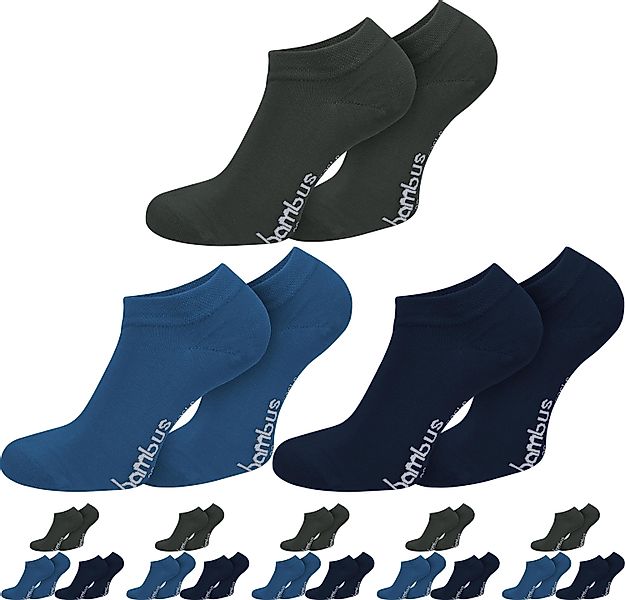 normani Sneakersocken 6 Paar Bambus-Gesundheitssocken Sneakers günstig online kaufen