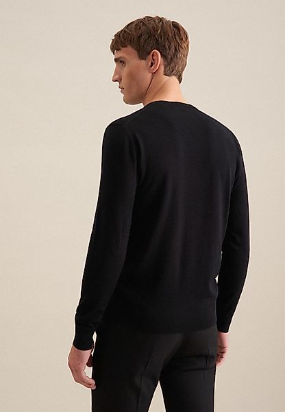 seidensticker Pullunder Schwarze Rose V-Neck Uni günstig online kaufen