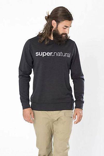SUPER.NATURAL Sweatshirt Merino Sweatshirt M SIGNATURE CREW pflegeleichter günstig online kaufen