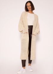 SASSYCLASSY Longstrickjacke Oversize Strickjacke Damen lang günstig online kaufen