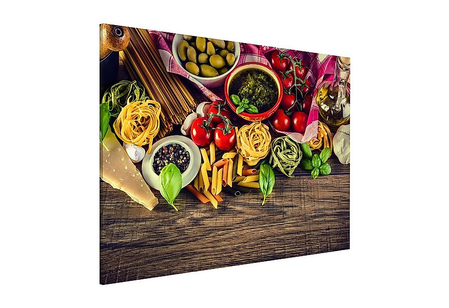 Bilderdepot24 Magnettafel Küche bunt Pasta, (1-tlg., Magnetboard Pinnwand f günstig online kaufen