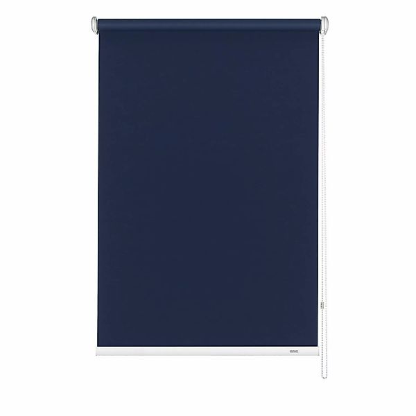 Gardinia Verdunkelungsrollo Blackout 102 cm x 180 cm Dunkelblau günstig online kaufen