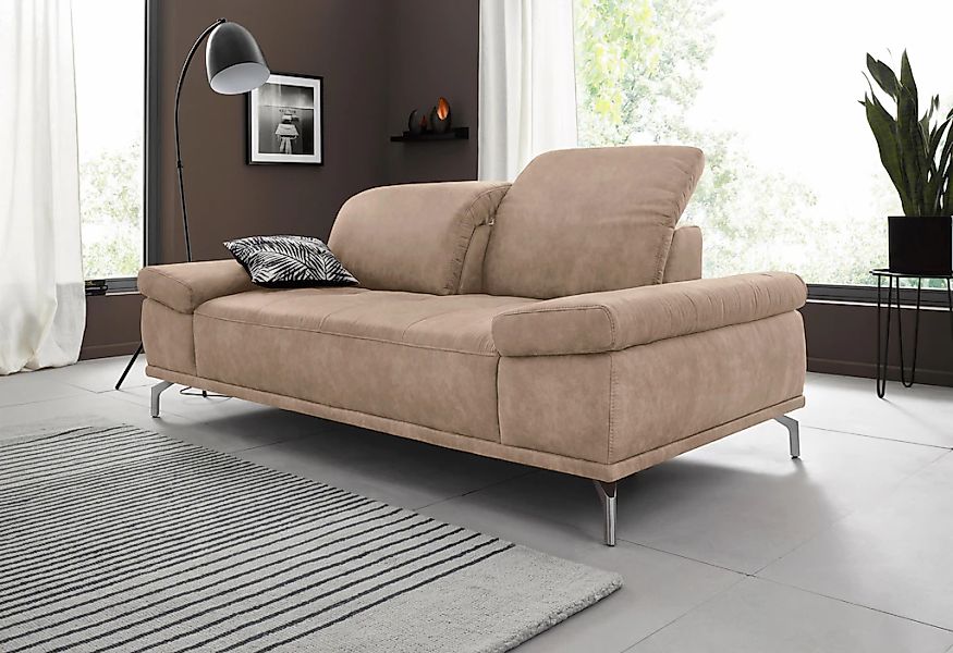 Home affaire 2-Sitzer "Caluna" mit Sitztiefen- und Kopfteilverstellung günstig online kaufen