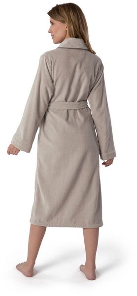 Möve Unisex-Bademantel Schalkragen Velours, ideal für günstig online kaufen
