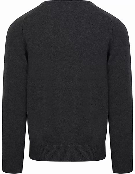 William Lockie V-Auschnitt Pullover Anthrazit  - Größe M günstig online kaufen