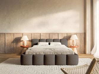 Selsey Polsterbett CLOUDY LOW, Bouclé, Chenille günstig online kaufen