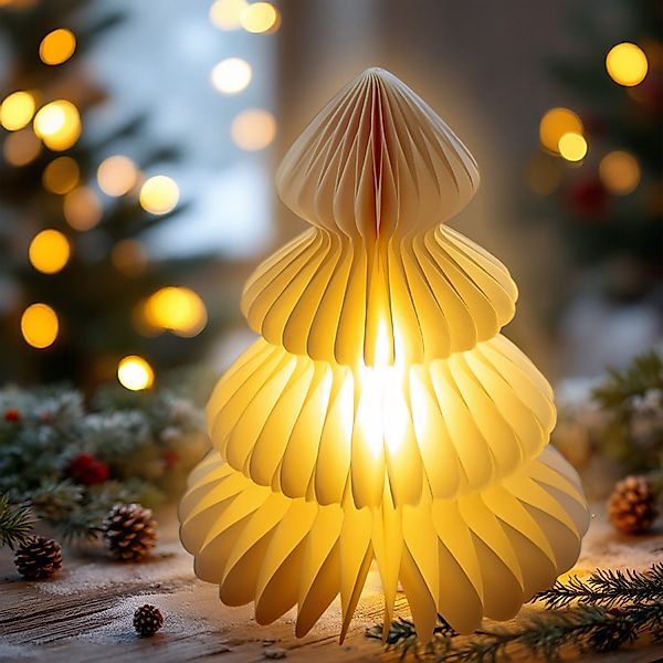 Spetebo LED-Dekofigur LED Papier Engel warm günstig online kaufen