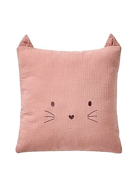 vertbaudet Dekokissen Kinderzimmer Tier-Kissen aus Musselin günstig online kaufen