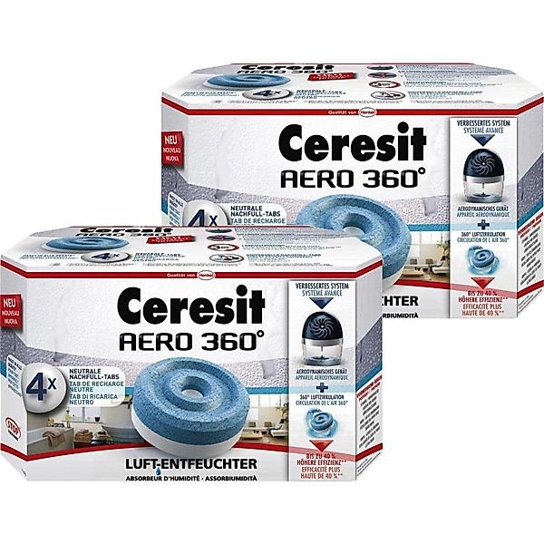 Ceresit Luftentfeuchter Henkel Ceresit Luft-Entfeuchter-Tabs AERO günstig online kaufen