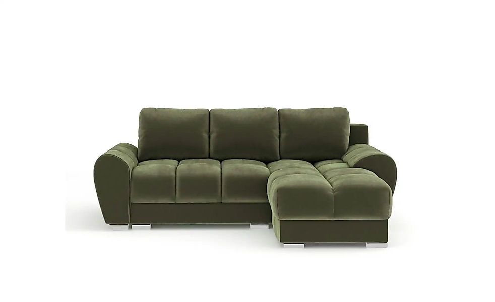 Ecksofa  Peebles ¦ grün ¦ Maße (cm): B: 256 H: 90 Polstermöbel > Sofas > Ec günstig online kaufen