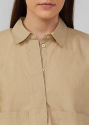 s.Oliver Kurzarmbluse Verkürzte Hemdbluse im Relaxed günstig online kaufen