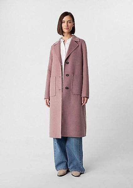 comma Funktionsmantel Outdoor-Mantel Langer Doubleface-Mantel mit aufgesetz günstig online kaufen