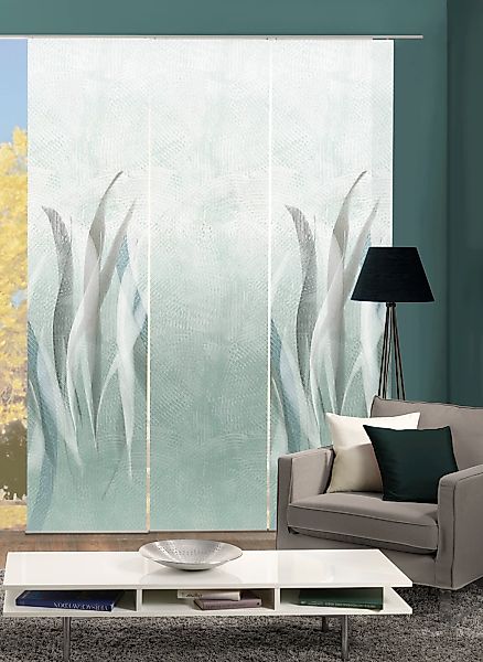 HOME WOHNIDEEN "SIRALIO" Paneelwagen 3 Stk. tlg. SCHIEBEVORHANGSET,SEIDENOP günstig online kaufen