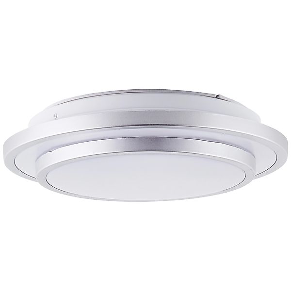 Brilliant LED-Deckenleuchte Luciano Aluminium/Weiß Ø 28 cm günstig online kaufen