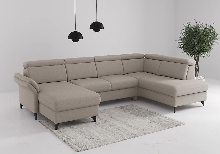 sit&more Wohnlandschaft "Glendale, U-Form" inkl. Kopfteilverstellung,wahlwe günstig online kaufen