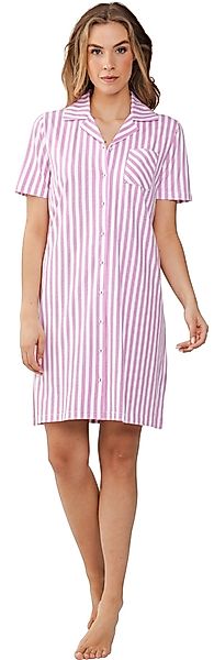 Pastunette Nachthemd Damen Schlafshirt geknöpft (1-tlg) günstig online kaufen
